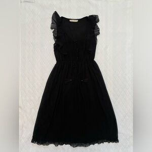 Abercrombie & Fitch Black Midi Dress S